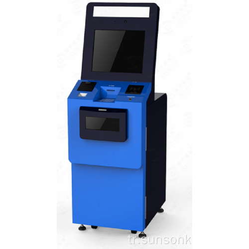 Self Servis Para Çekme Kiosk Makinesi ATM